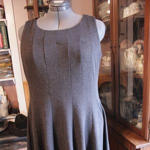 Coldwater Creek Gray Stretch Dress Size 18